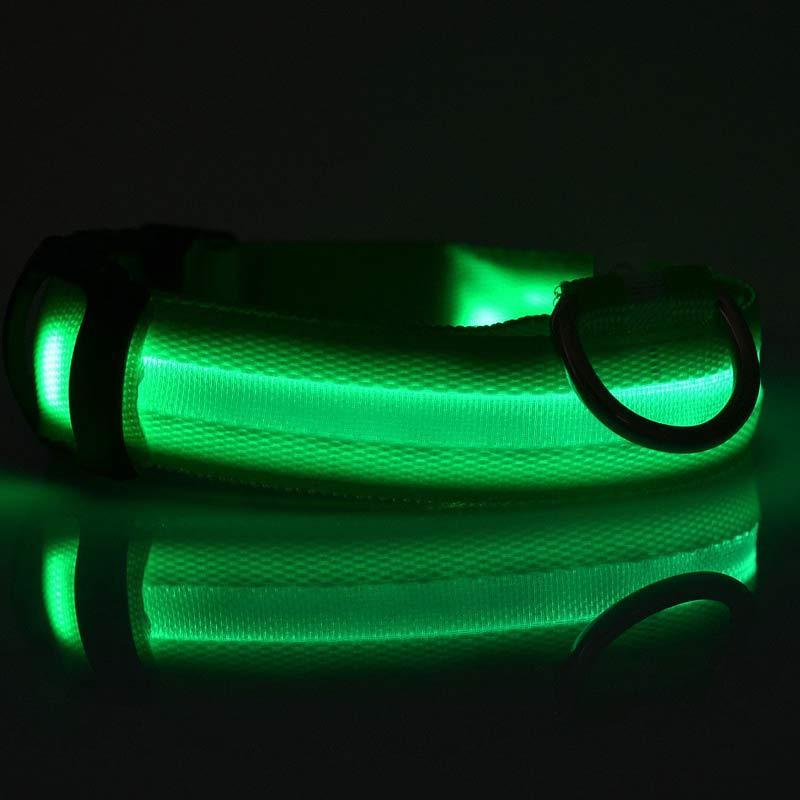 Woof Jigglo LED Glow Adjustable Dog Collar - WOOF JIGGLO