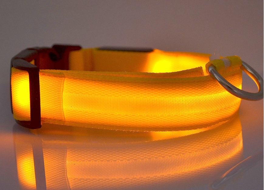 Woof Jigglo LED Glow Adjustable Dog Collar - WOOF JIGGLO