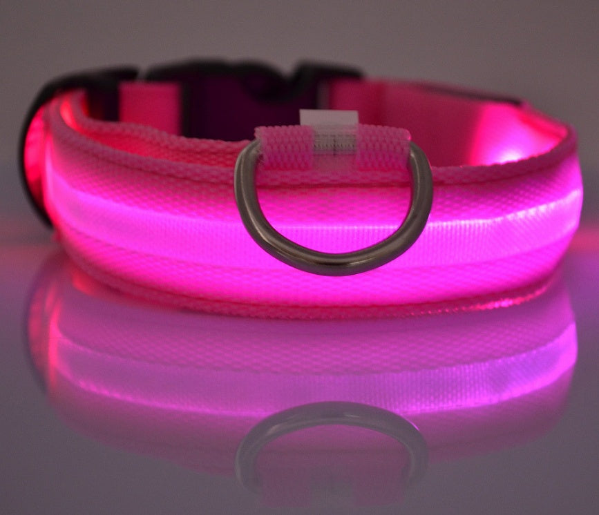 Woof Jigglo LED Glow Adjustable Dog Collar - WOOF JIGGLO
