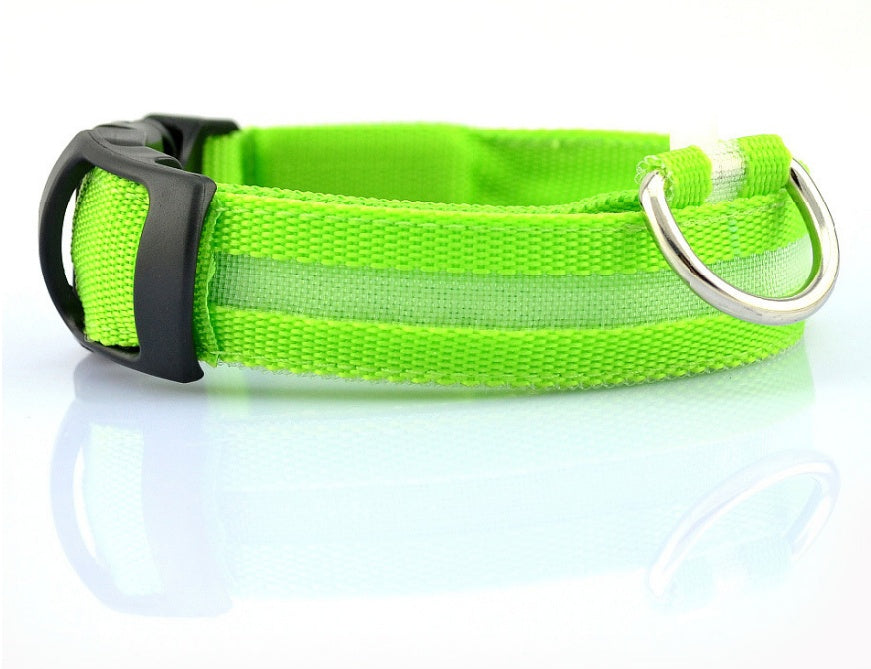 Woof Jigglo LED Glow Adjustable Dog Collar - WOOF JIGGLO