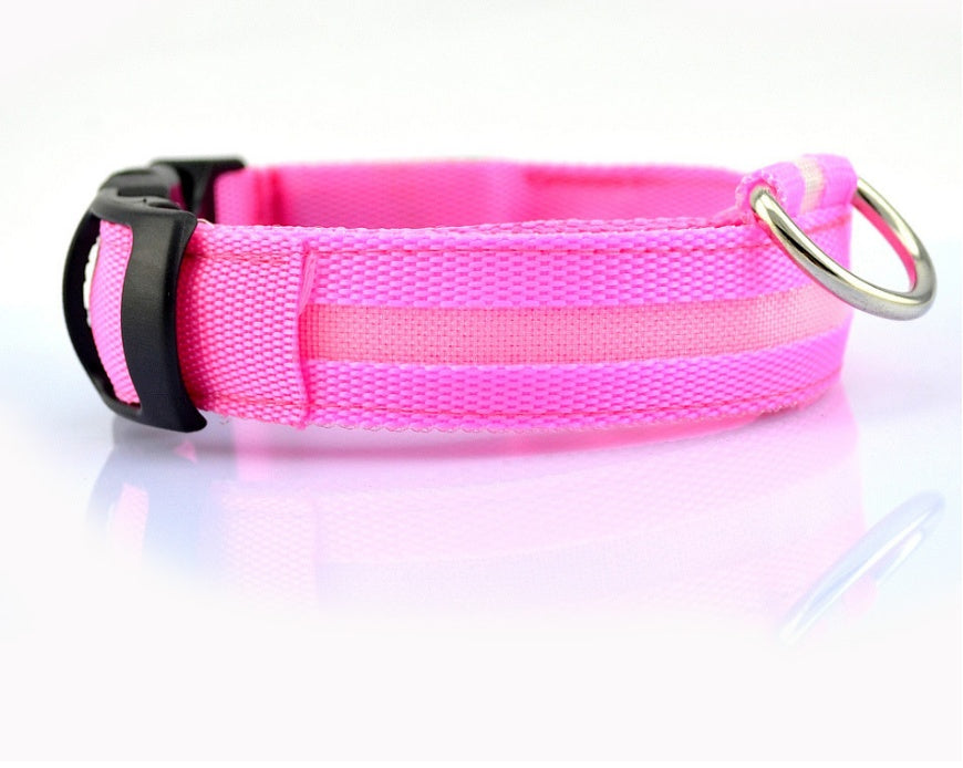 Woof Jigglo LED Glow Adjustable Dog Collar - WOOF JIGGLO