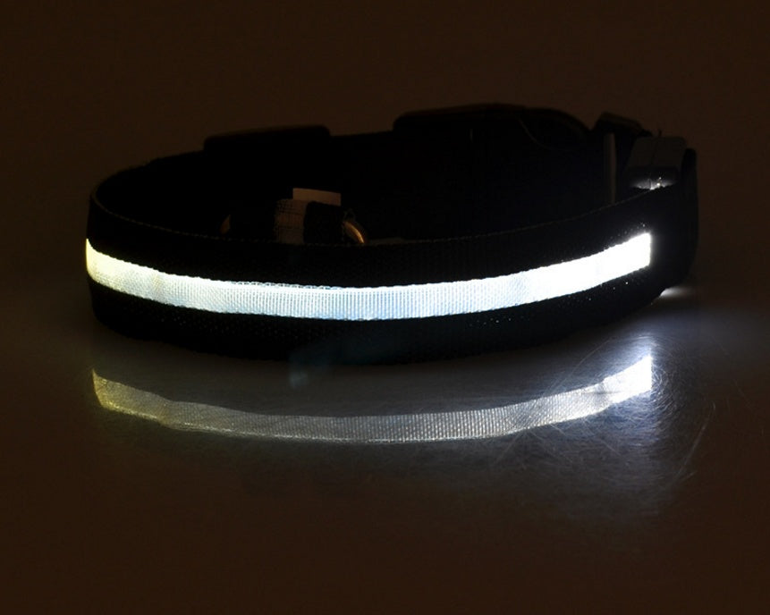 Woof Jigglo LED Glow Adjustable Dog Collar - WOOF JIGGLO