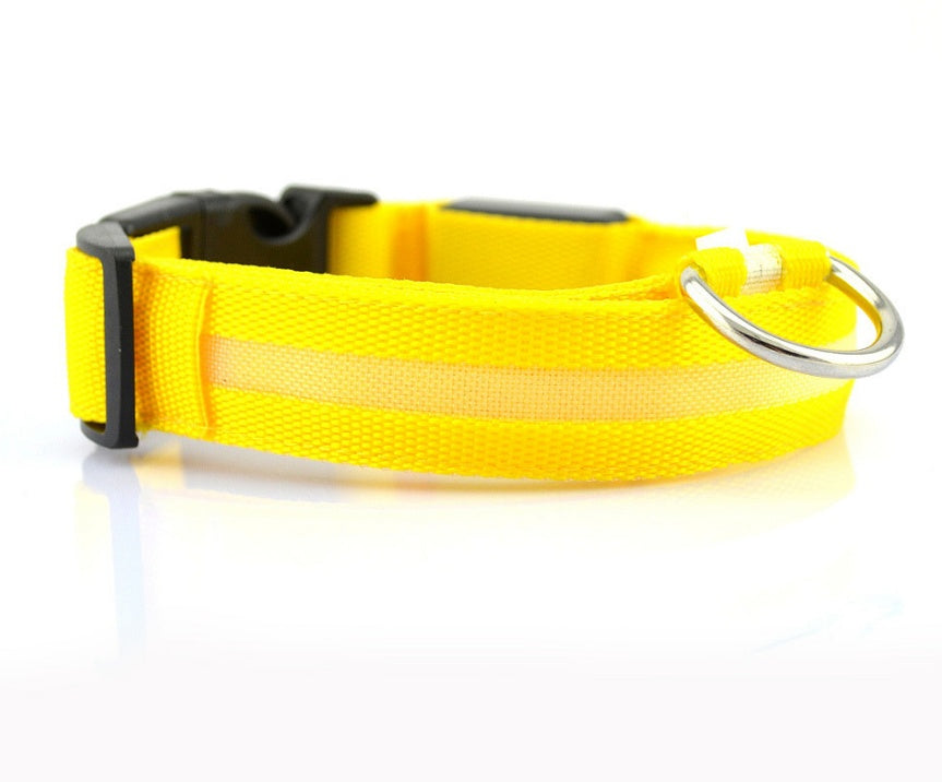 Woof Jigglo LED Glow Adjustable Dog Collar - WOOF JIGGLO