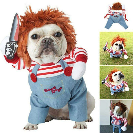 Woof Jigglo Adjustable Halloween Dog Cosplay Costume - WOOF JIGGLO