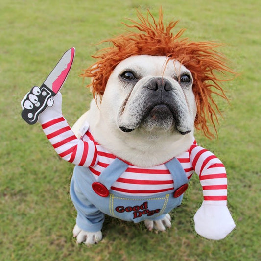 Woof Jigglo Adjustable Halloween Dog Cosplay Costume - WOOF JIGGLO